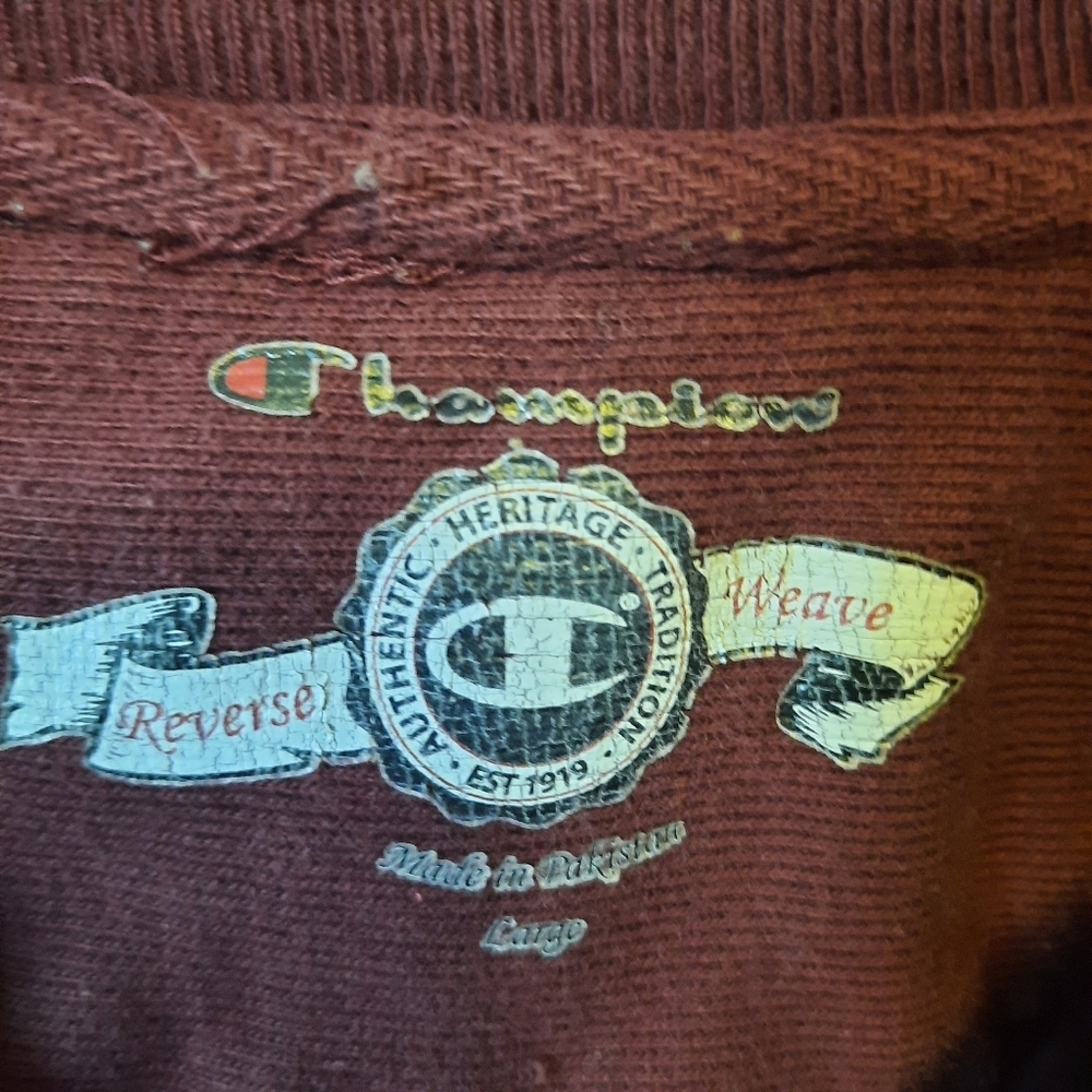 Champion Reverse Weave CMU Central Michigan University Crewneck Sweatshirt - Picture 8 of 9